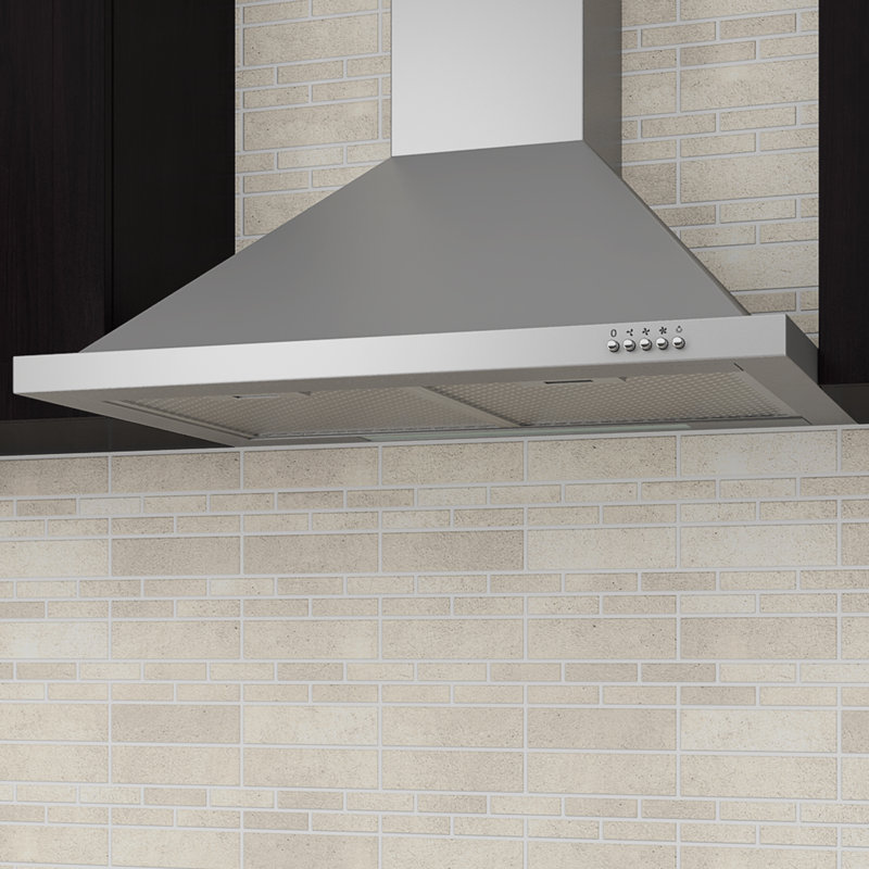 Ancona 30" Ancona Pyramid Rim Series 450 CFM Convertible Wall Mount